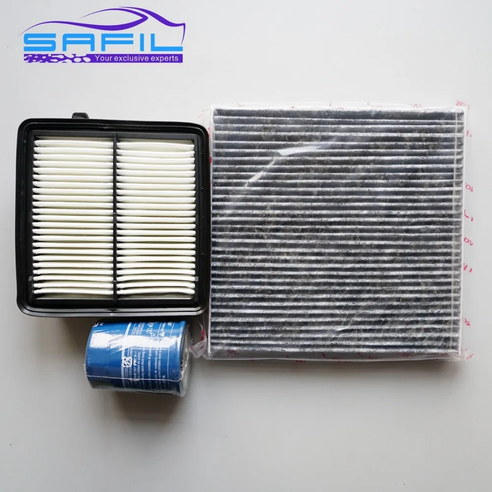 

air filter + cabin filter + oil filter suitable for Honda Jazz CITY 1.5L oem: 17220-RB6-Z00 80292-TG0-Q01 15400-PLM-A01