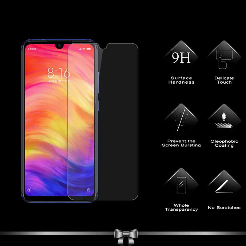 

Tempered Glass For Xiaomi Redmi Note 7 6A 6 Pro 4x 4A 5 5A Screen Protector Mi 9 SE A2 Lite Pocophone F1 Protective Film Glass