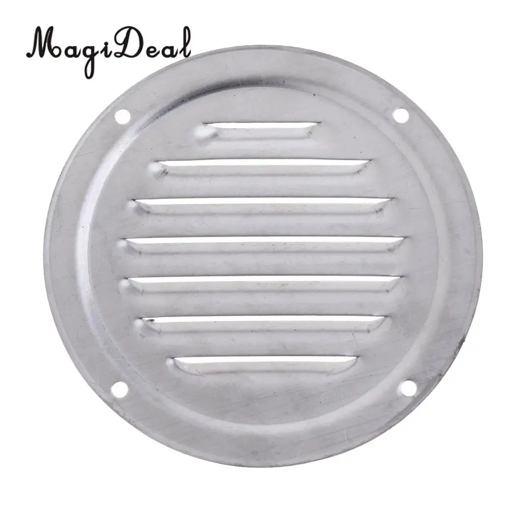 Heavy Duty 4 Inch Round Stainless Steel Louvered Vent Grill Cover Air Marine Boat Vent Ventilation Accessories