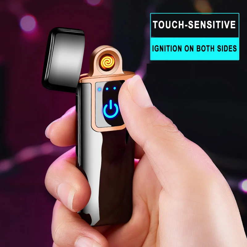 Мини Сенсорная Индукционная Электронная зажигалка Encendedor Isqueiro USB зажигалки