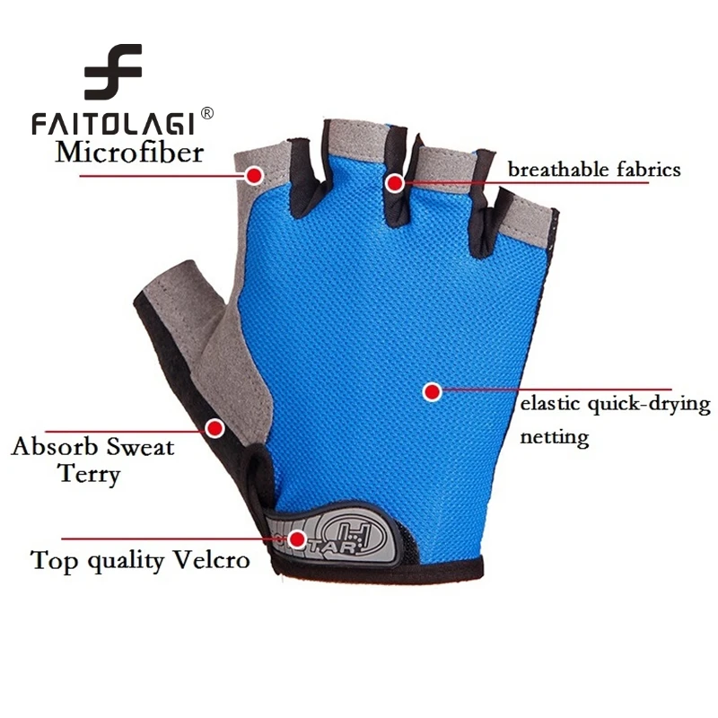 Buy men's gloves without fingers fitness gloves