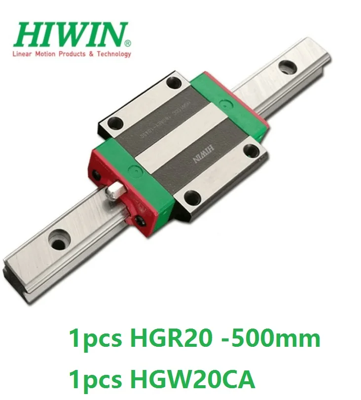 

1 шт. 100% Оригинал Hiwin Линейная направляющая HGR20-L 500 мм + 1 шт. HGW20CA HGW20CC Фланцевая каретка для ЧПУ
