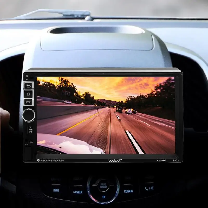 Perfect VODOOL 2 Din Android 7.1 Quad-core Car Stereo Player Multimedia Video MP5 Player 3G 4G WiFi GPS Navigation Audio Player+ Camera 11