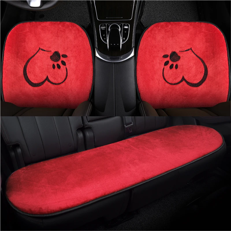 

Universal car seat cover warm plush car seat cushion car pad for Hyundai solaris ix35 i30 ix25 Elantra accent tucson Sonata