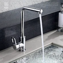 Весь медный свободный горячий и кухонный кран холодной смеситель для ванной кран может вращаться