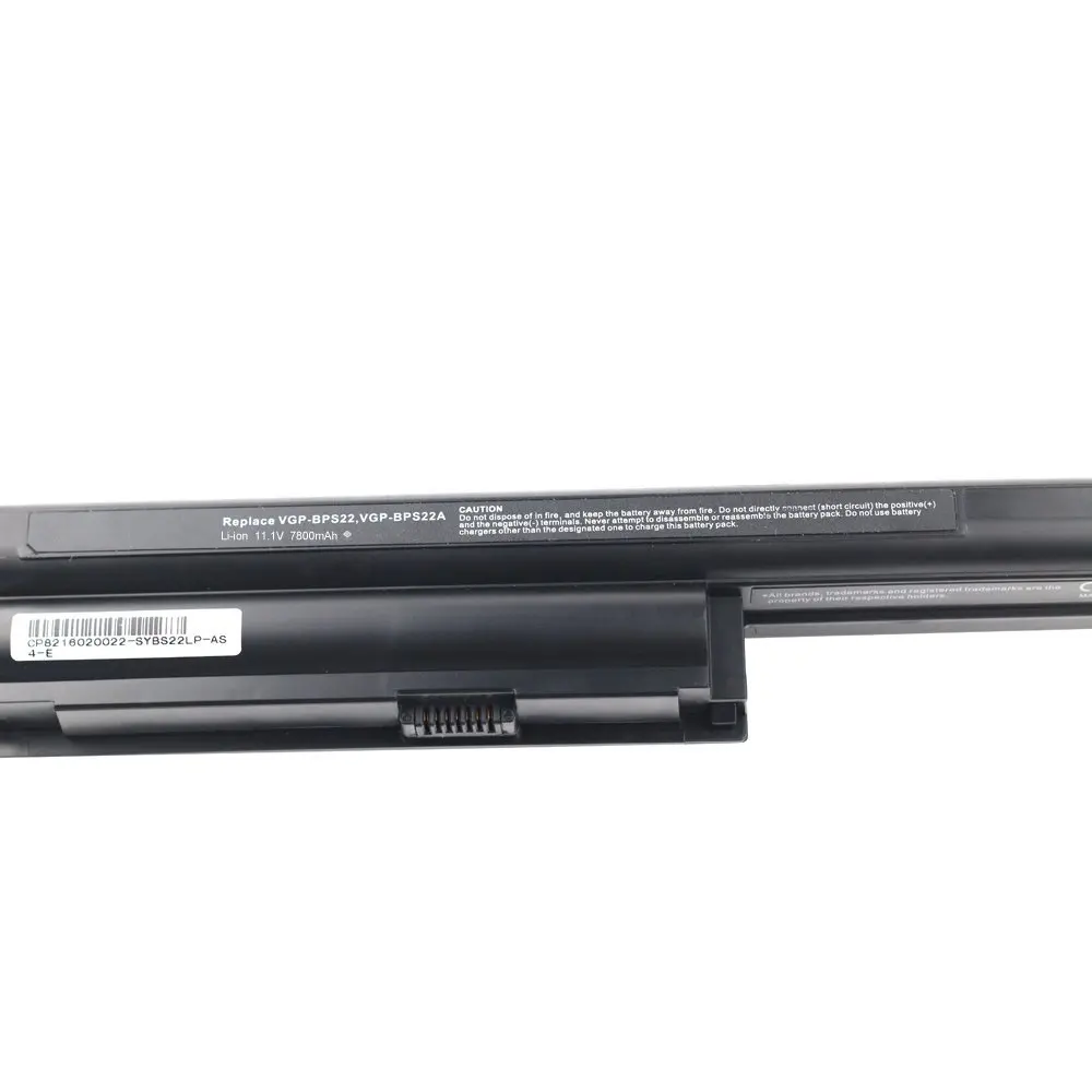 Apexway 6600 мАч Батарея для VAIO VPC E1Z1E EA1 EA16E EA1S EA45FG/B EA1Z1E EA27EC SONY BPS22 VGP BPS22A|laptop battery|9 cell
