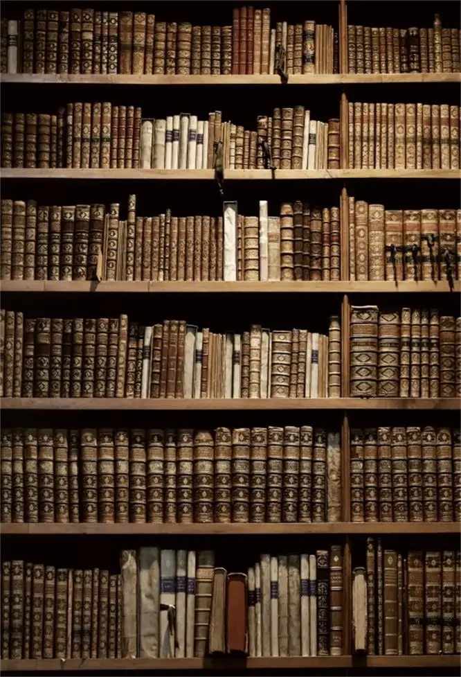 Laeacco старые книжные полки фоны деревянные напольные книги для учебы детская портретная комната фотографические фоны фотосессия Фотостудия - Цвет: Лиловый
