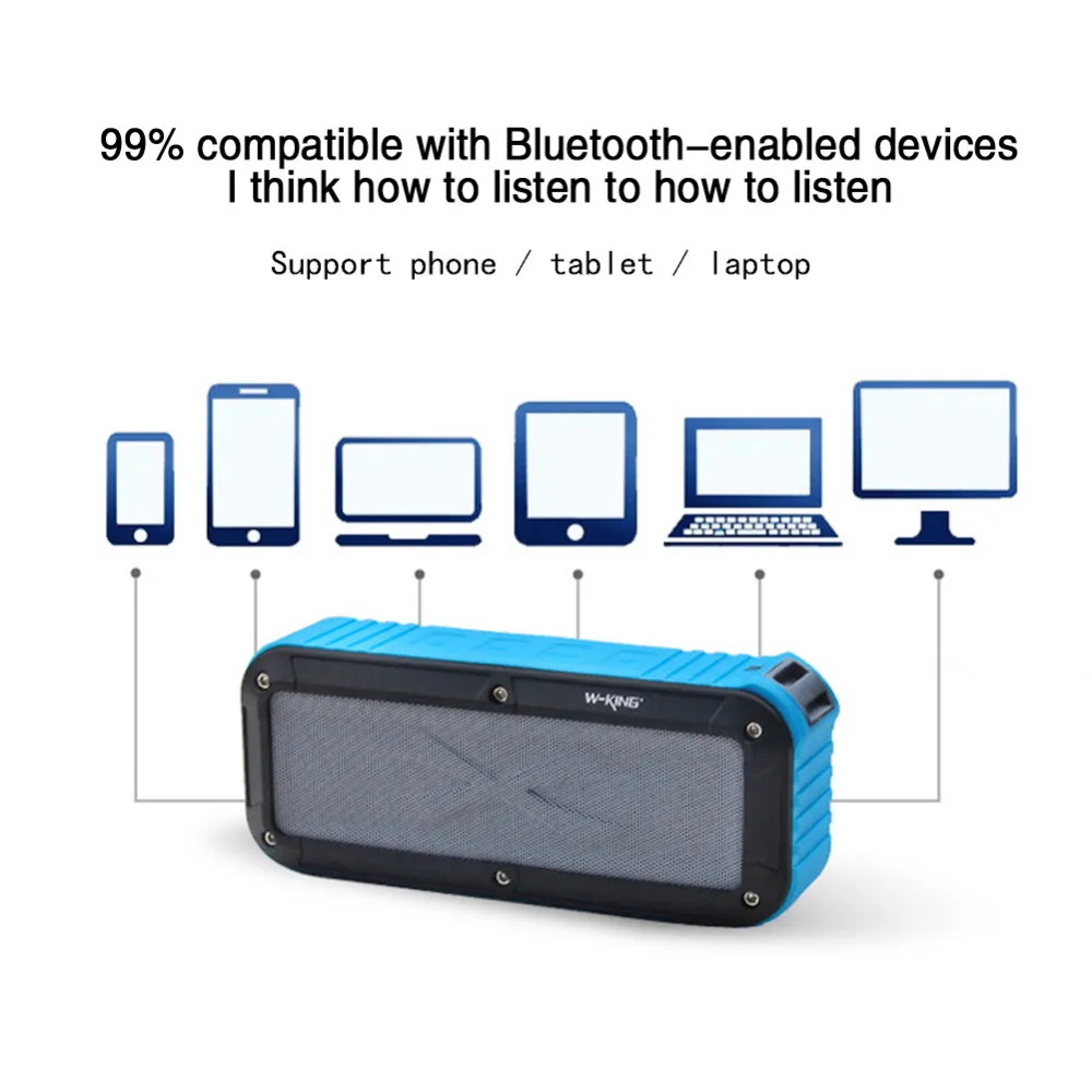 FM NFC TF Waterproof Bicycle Mounted Bluetooth Speaaker  (10)