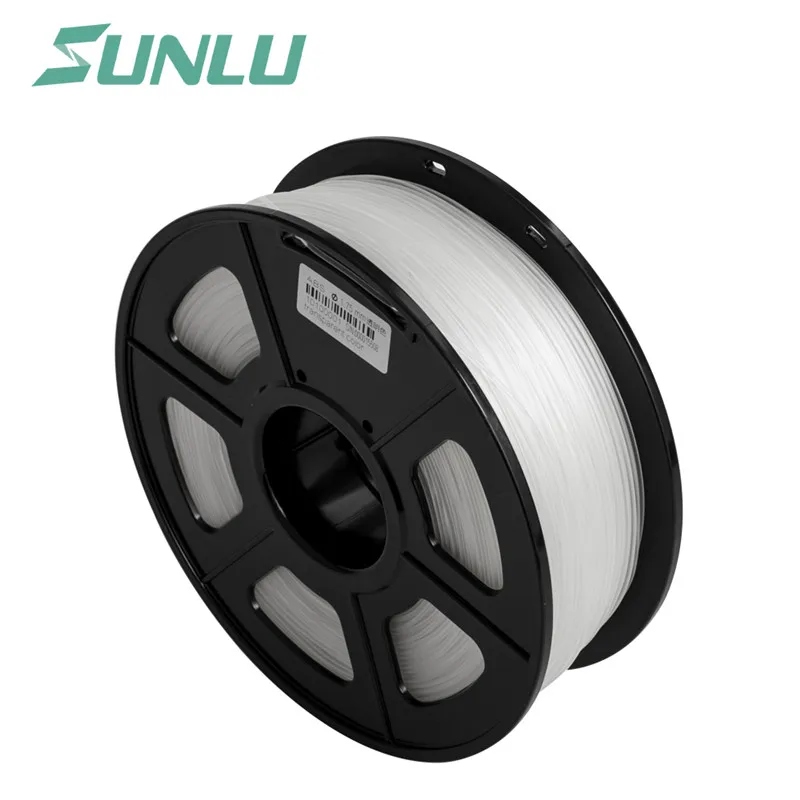 

3d printer filament Amazon No bubble high hardness sunlu petg 3d printer materia with transparent color for intensity