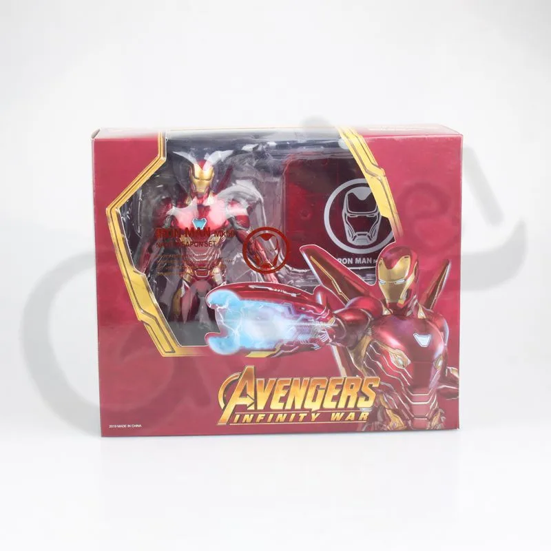 Marvel SHF 6 Iron Man MK50 Nano Weapons Action Figure Toy - Ironman Mark 50 Tony Stark, Avengers Endgame Infinity War SHF image 5