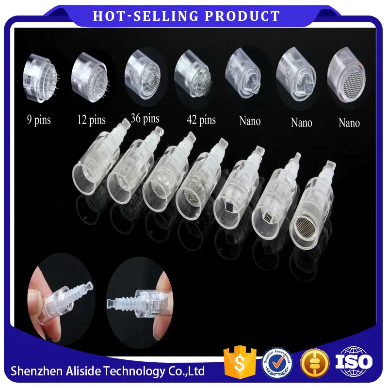 

10PCS Electric Derma Pen Needles Bayonet 12 pin MYM Cartridge For Auto Microneedle Derma Pen 12 pin Titanium Needle Tip