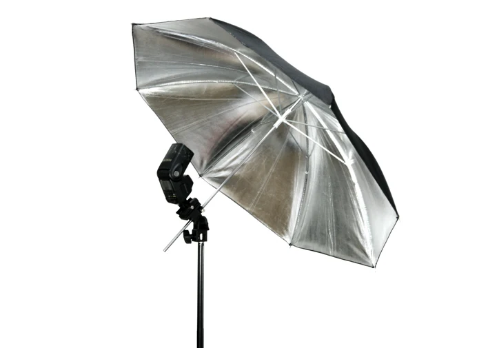 FOTGA 3" 83 см Фотостудия вспышка светильник отражатель светоотражающий черный серебряный зонтик