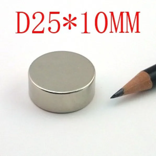 

5Pc 25 mm dia x 10 mm N35 Round Magnets Neodymium Rare Earth Permenent Strong disk Circular Magnet 25 x 10 mm