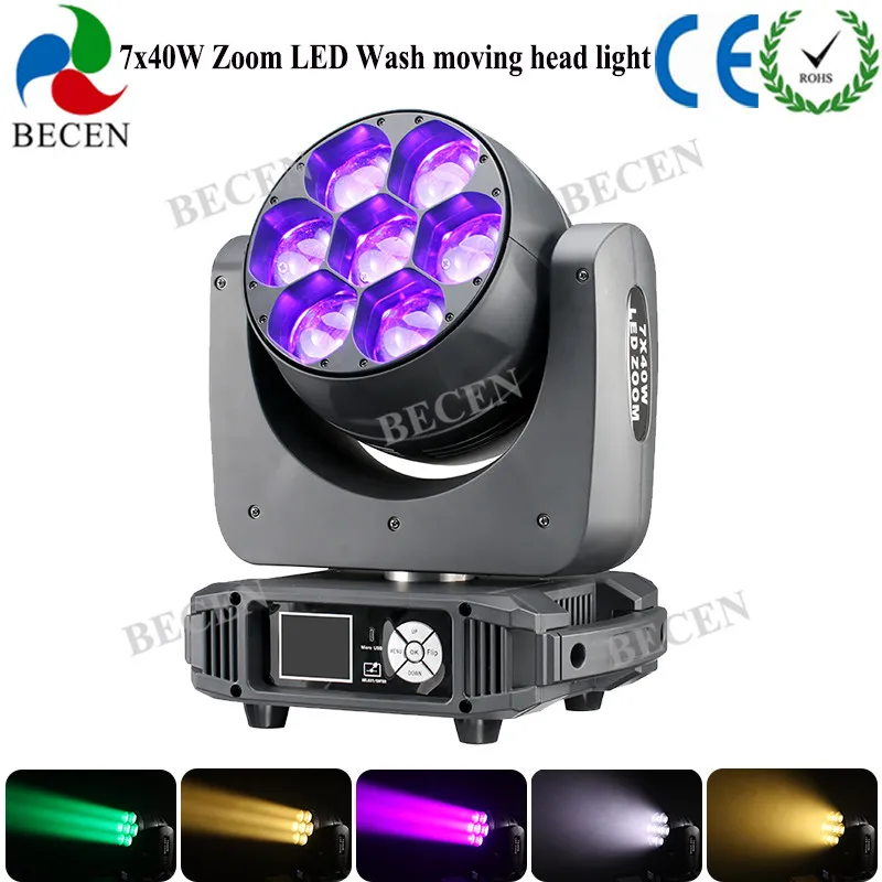 Buy BECEN Super bright hybrid 7x40w led zoom beam wash