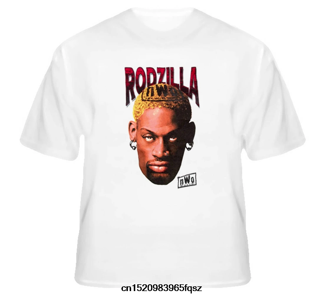 Gildanデニスロッドマンwcw Nwo Rodzillaレスリングtシャツホット安いメンズoネックtシャツ半袖tシャツトップtシャツを新しい Tシャツ Aliexpress Gildanデニスロッドマンwcw Nwo Rodzillaレスリングtシャツホット安いメンズoネックtシャツ半袖tシャツトップtシャツを新しい Tシャツ Aliexpress