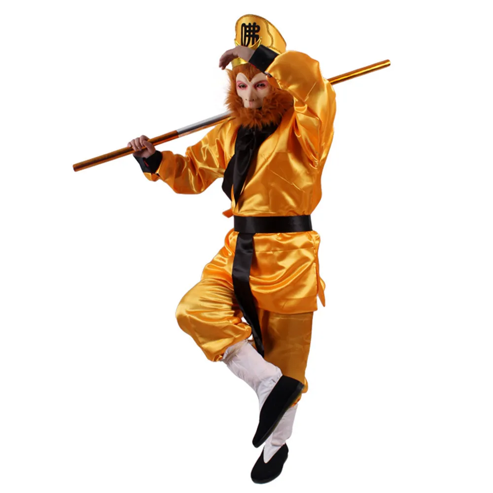 

Chinese ancient classic story stage costumes of Monkey King role play The journey to the West
