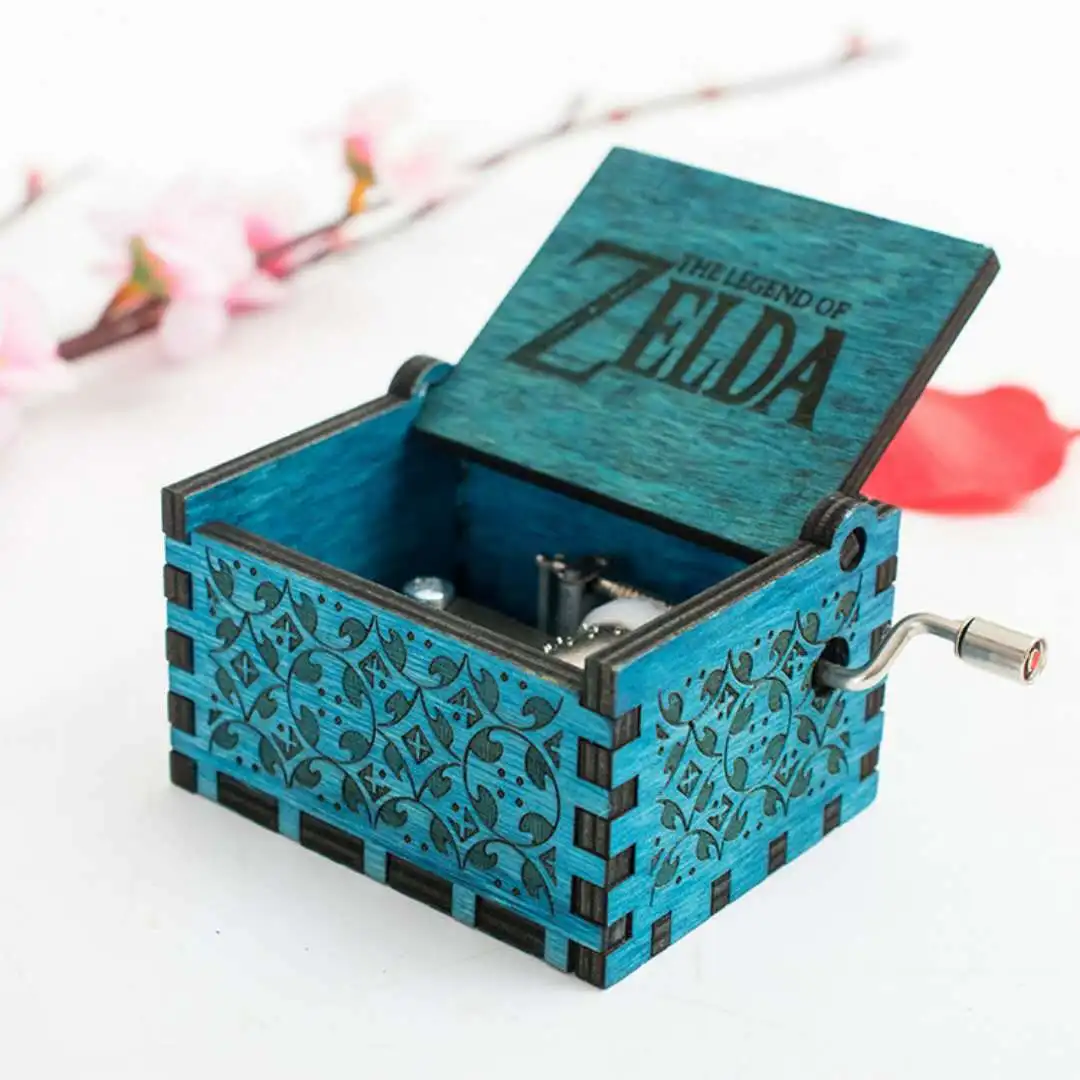 Music Box Saidaer Legend Creative DIY Music Box Hand Rock Music Box