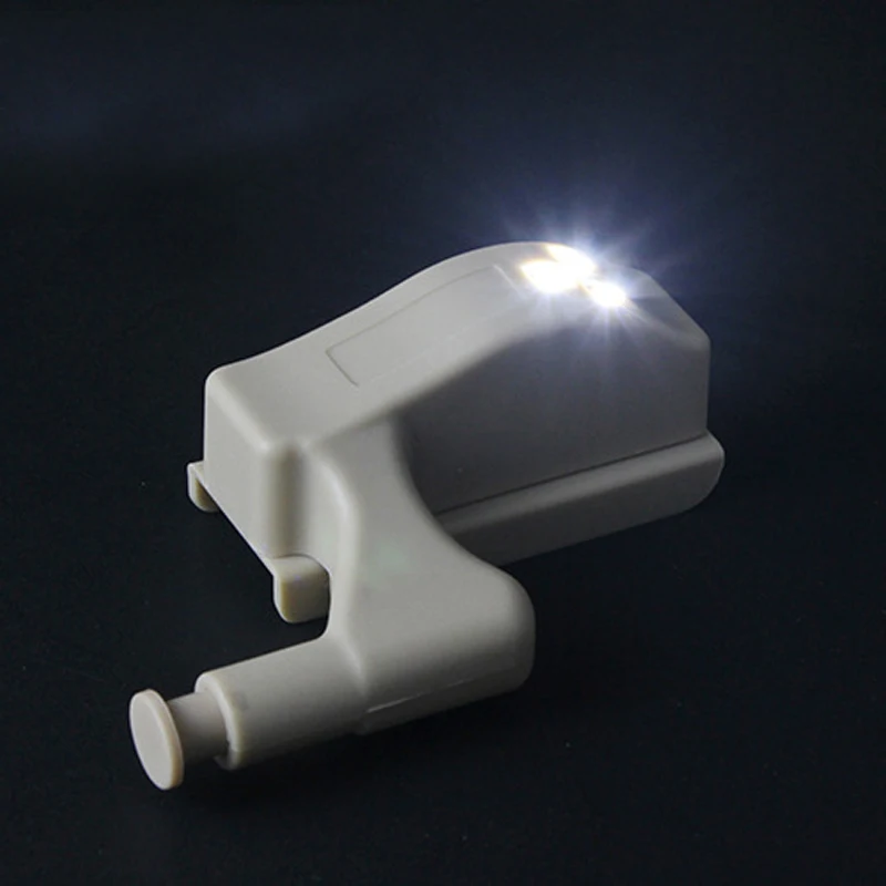 

2 PCs LED Cabinet Light Lamp Kitchen Light Cupboard Hinge LED Bulb Wardrobe Lamp Door Automatically Drawer Furniture Night Light