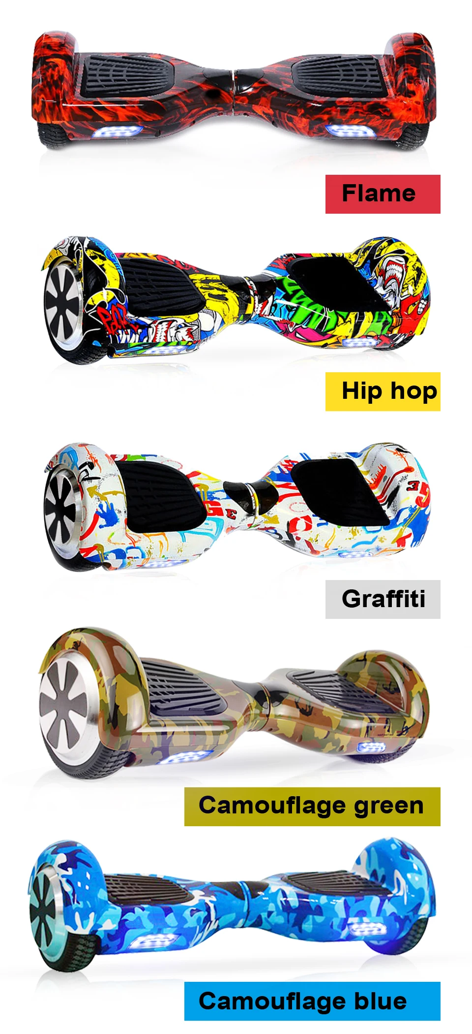 Hoverboards Self Balancing Kids Scooter 6.5inch Two Wheels Hoverboard Electric Skateboard Overboard Gyroscope Hover Oxboard  (20)