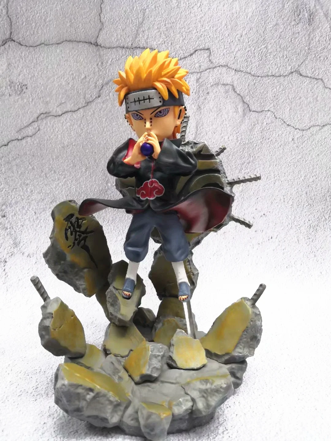 

Naruto Shippuden Statue Pain Akatsuki Rinnegan Pein GK Full-Length Portrait Resin Action Figure Collectible Model Toy
