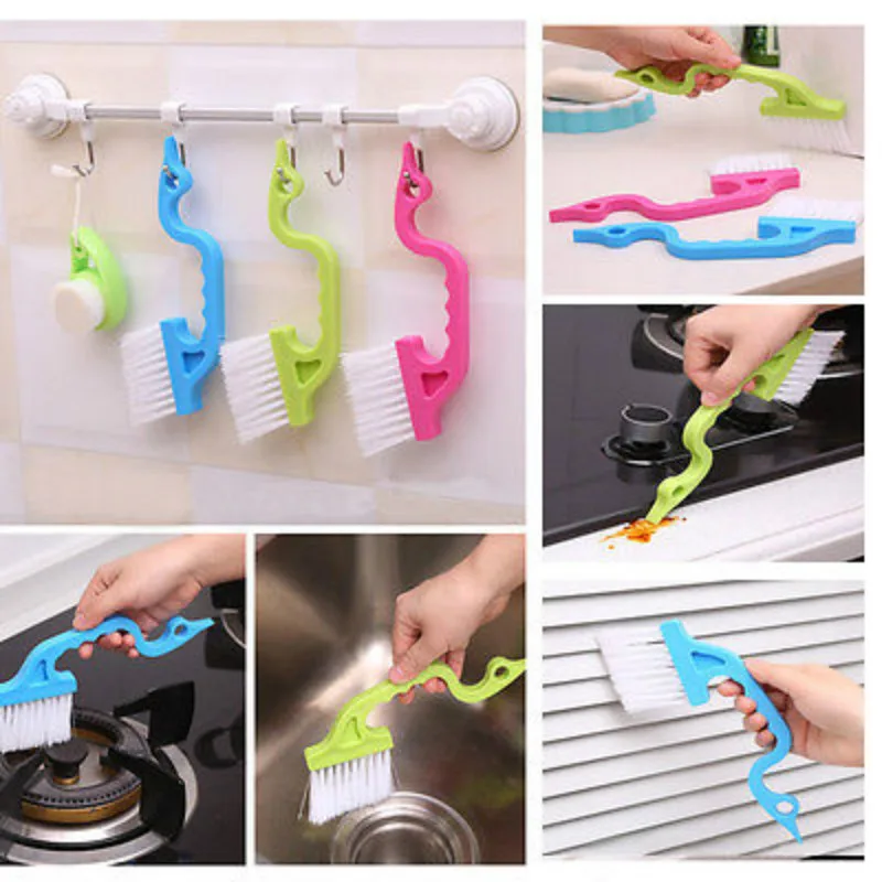 Multi Functional Magic Kitchen Window Home Handled Air-condition Shutter Cleaner Duster Cleaning Brush Tools Gap Brushes NEW | Дом и сад
