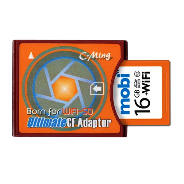 

Born for WiFi SD to Type II Compact Flash Card Ultimate First CF Adapter