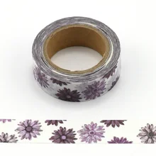 1.5cm*10m Fresh Pattern Floral washi tape DIY decoration scrapbooking Planner masking tape adhesive kawaii stationery 1.5cm*10m Fresh Pattern Floral washi tape DIY decoration scrapbooking Planner masking tape adhesive kawaii stationery