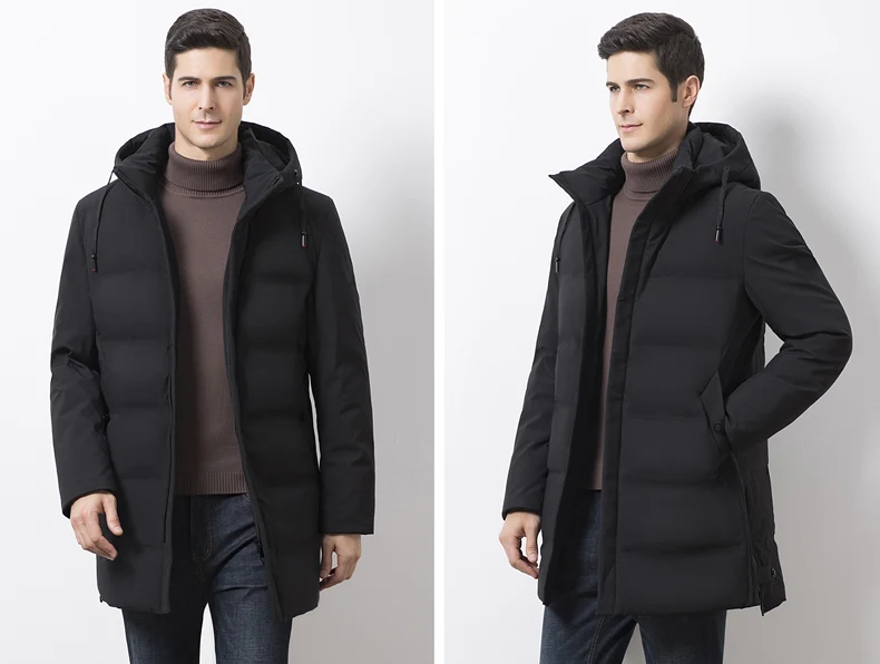 2018 High Quality 90% White Duck Thick Down Jacket men coat Snow parkas male Warm Brand Clothing winter Down Jacket Outerwear (7)