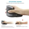 Delux M618GX Wireless Vertical Ergonomic Optical Usb Computer Mouse 2.4Ghz 6 Button Gaming Mause 3D Upright PC Mice For Laptop ► Photo 2/6
