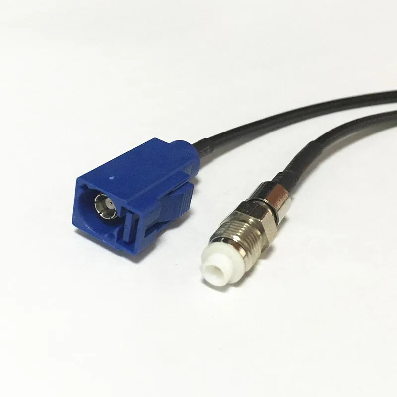 

New FME Female Jack Connector Switch FAKRA Connector RG174 Cable 20CM8" Adapter Wholesale Fast Ship