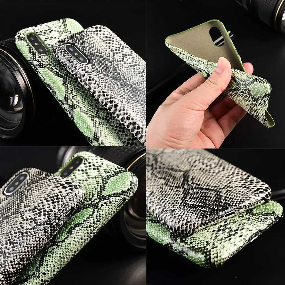 Boucho роскошный Леопардовый крокодил питон змеиная кожа ткань текстура чехол для телефона для iphone Xs MAX XR X 8 6 6s 7 plus чехол capa