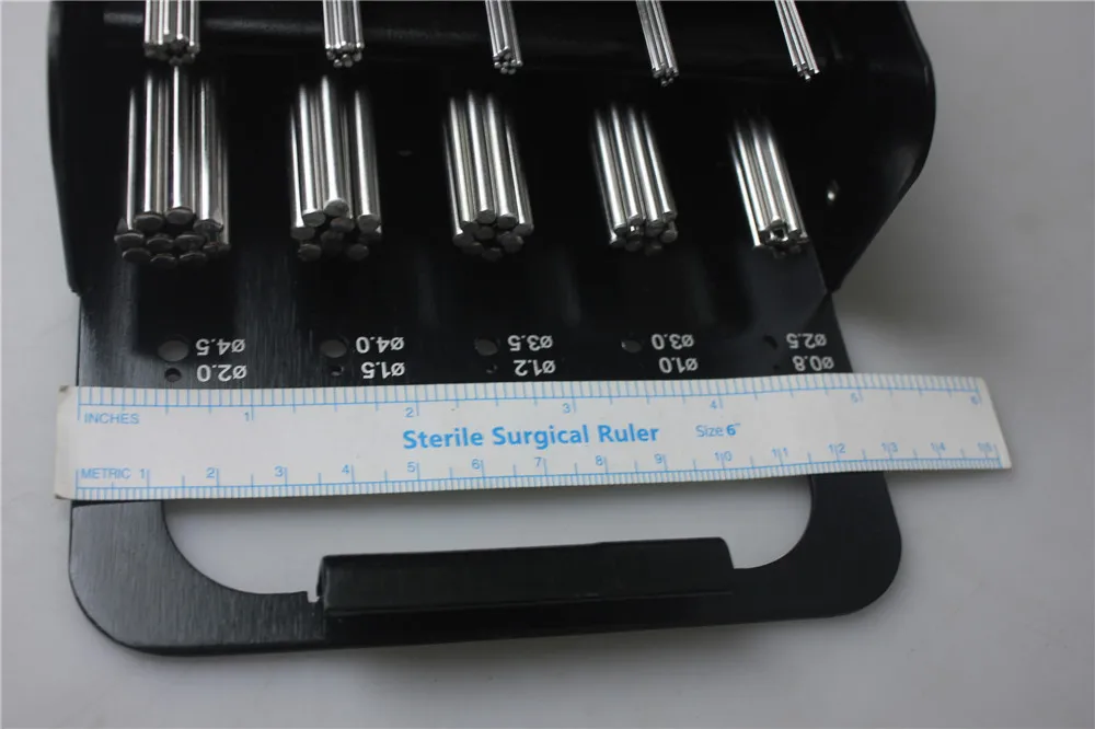 Медицинская ортопедическая 100 шт Intramedullary pin набор контейнера Киршнер проволока стерилизационная емкость ветеринарные инструменты стерильный набор