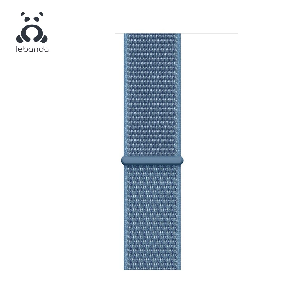 Lebanda Sport loop для apple watch 5, 4, 3, 2, 1, ремешок для iwatch 38, 40, 42, 44 мм, тканый нейлоновый ремешок, Аляска, синий - Цвет ремешка: Cape Code Blue