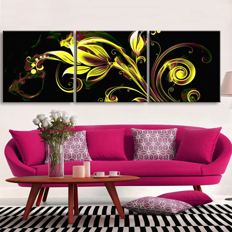 3 pieces high-definition print Landscape canvas oil painting poster and wall art living room picture PF3-022 (10)