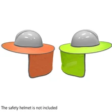Светоотражающие полосы шеи щит защитный шлем-каска Кепка солнцезащитный козырек шлемы безопасность на рабочем месте