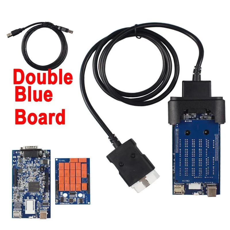 

High Quality Double Board with Bluetooth CDP TCS Pro with PCB Bluetooth 2015 R3 with Keygen OBD Diagnostic Scanner for Car Truck