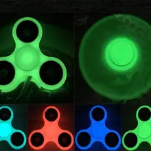 Пазлы для аутизма Reliever спиральные подарки DC Ручной Спиннер фиджет держатель спиннера подставка для светящейся в темноте светящейся Tri-Spinner Игрушки