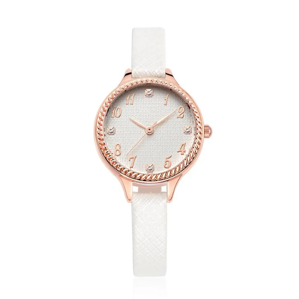

Fashion brand women brand watches quartz casual leather strap wristwatches lady cocks