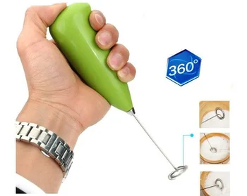 

Stainless steel mini handheld electric egg mixer cream coffee cake household blender eggs Whisk Frother