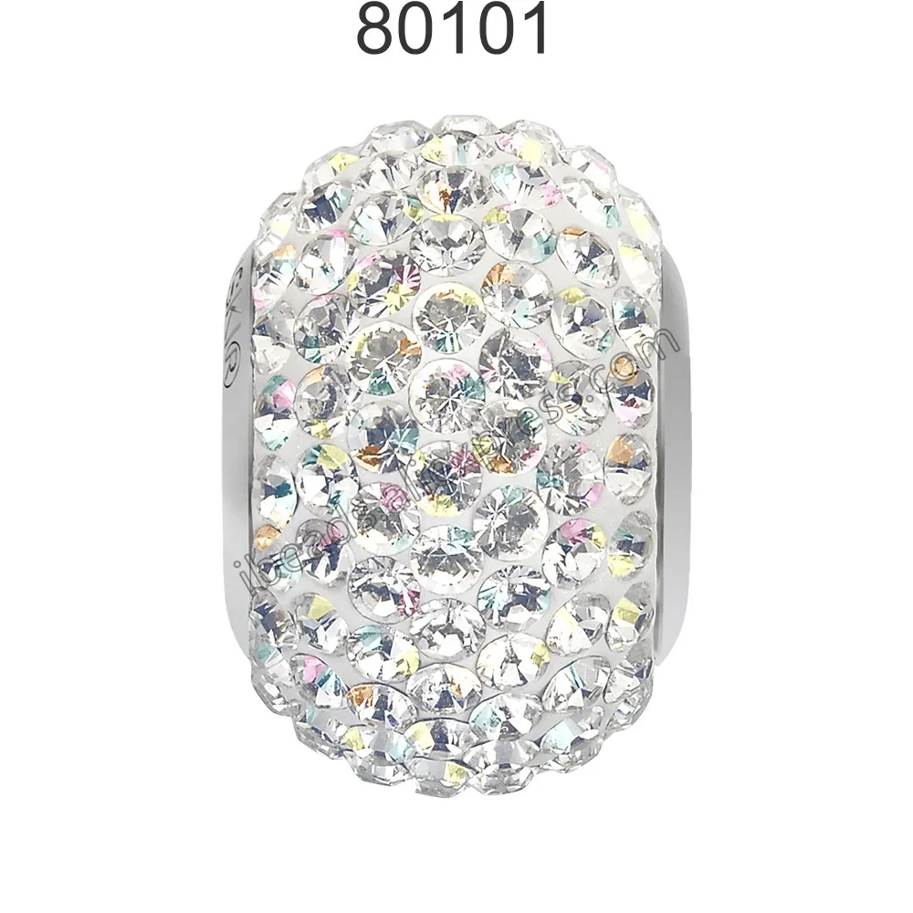 1 шт.) Кристалл от Swarovski 80101 Becharmed& Pave свободные бусины подходят для брендовых браслетов и ювелирных изделий