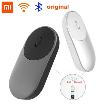 

Original Xiaomi Mouse XMSB01MW Portable Wireless In Stock Mi Optical Bluetooth 4.0 RF 2.4GHz Dual Mode Connect Mi Office Mouse