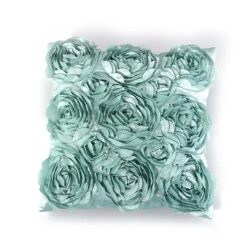 FLST COPRICUSCINO FEDERA DI CUSCINO ARREDO ROSA BLU CM 40x40-in Pillow Case from Home & Garden ...