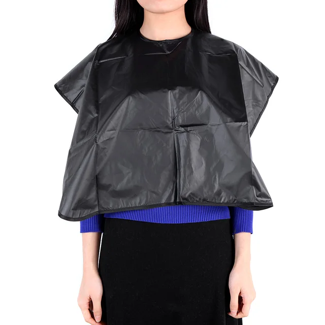 Waterproof Hair Cut Hairdressing Cape Salon Barbers Hairdresser Waterproof Hair Cut Hairdressing Cape Salon Barbers Hairdresser Coloring Perming Cloth Styling Tool Black
