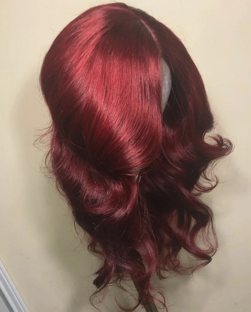red hair wig for black women 5