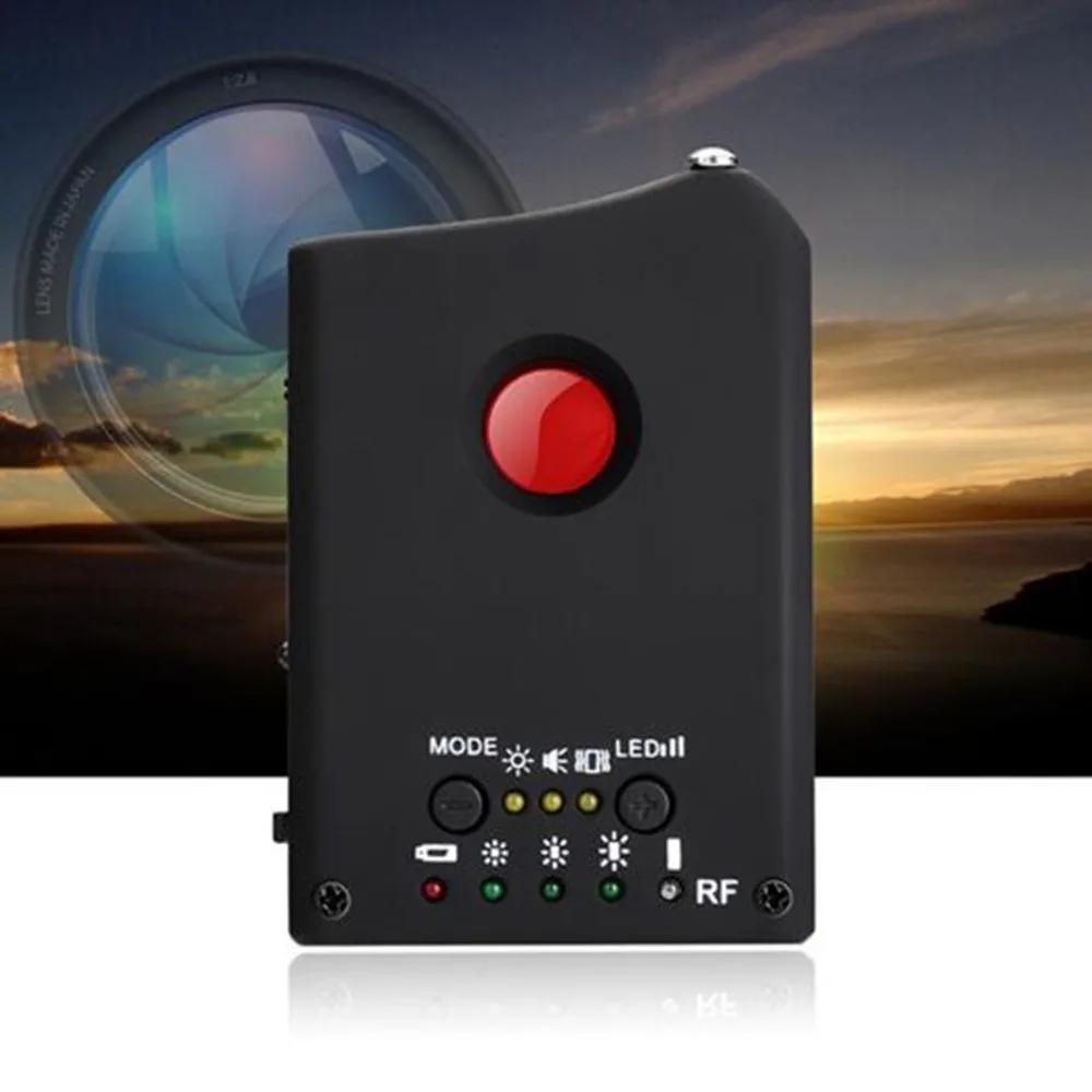 

1MHz - 6.5GHz Multi-Function Detectable LENS Detector Full Range Wireless Camera GPS Spy Bug RF Signal GSM Device Finder