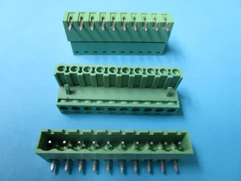 

40 Pcs Close Angle 10pin 5.08mm Screw Terminal Block Connector Pluggbale Type
