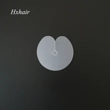 100 шт. шаблон с одним отверстием/теплозащитный сепаратор/инструменты для наращивания волос