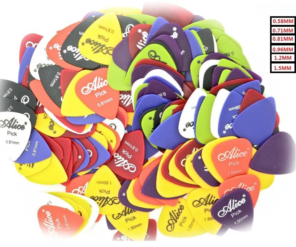 

100pcs Matte ABS Guitar Picks Standard Plectra