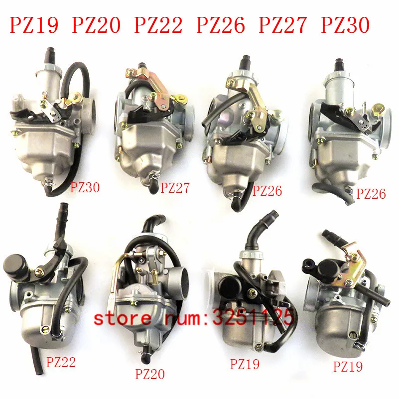 

PZ19 PZ20 PZ22 PZ26 PZ27 PZ30 Carb Hand Cable Chock Carburetor for 50cc- 250CC Dirt Pit bike ATV Quad Go kart SUNL TAOTAO