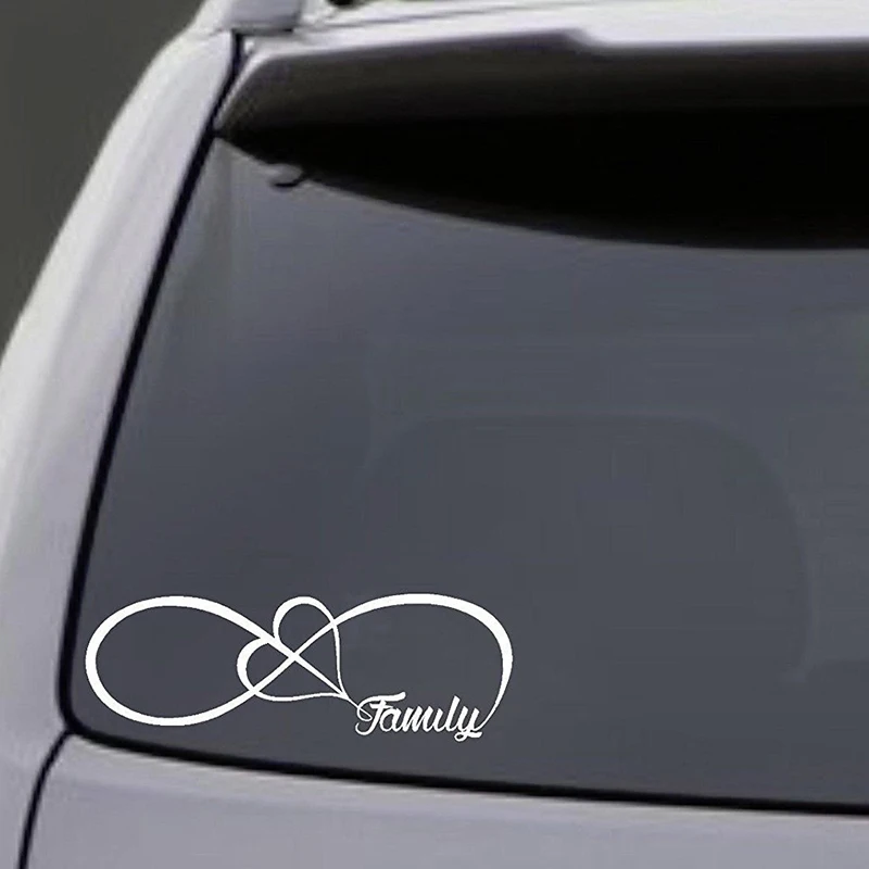 

Family Love Heart Forever Car Truck Window Bumper Warm and Romantic Vinyl Waterproof Sticker